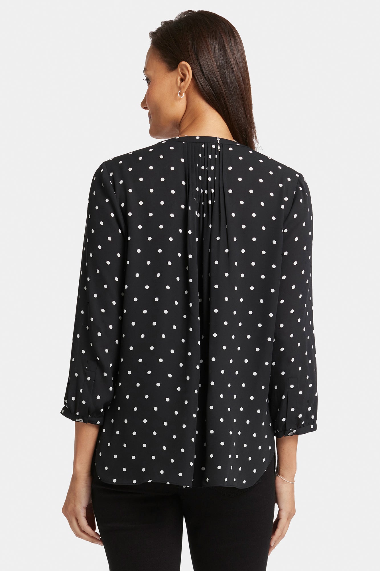 NYDJ Pintuck Blouse  - Celestial Dot