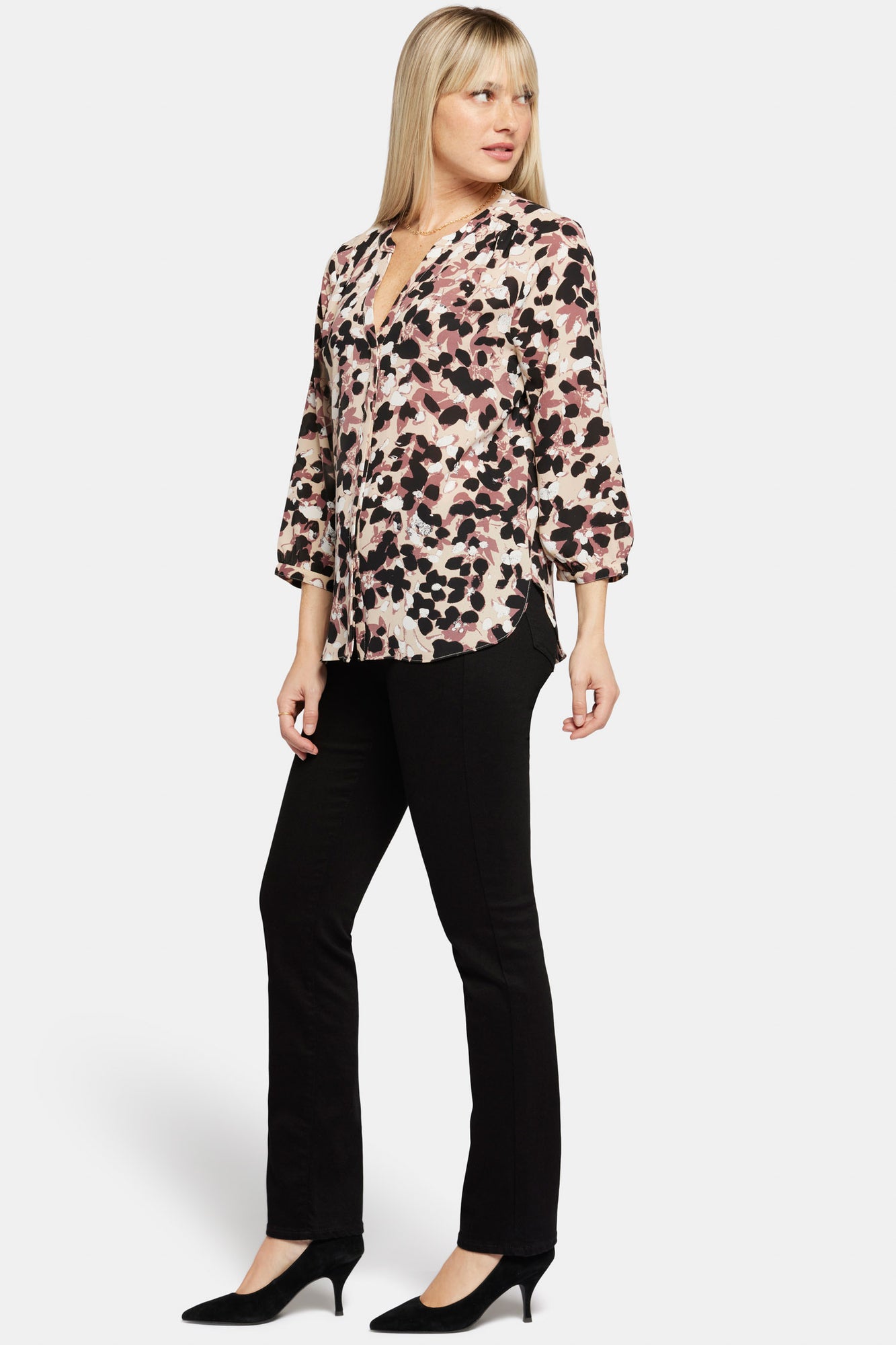 NYDJ Pintuck Blouse  - Ellendale