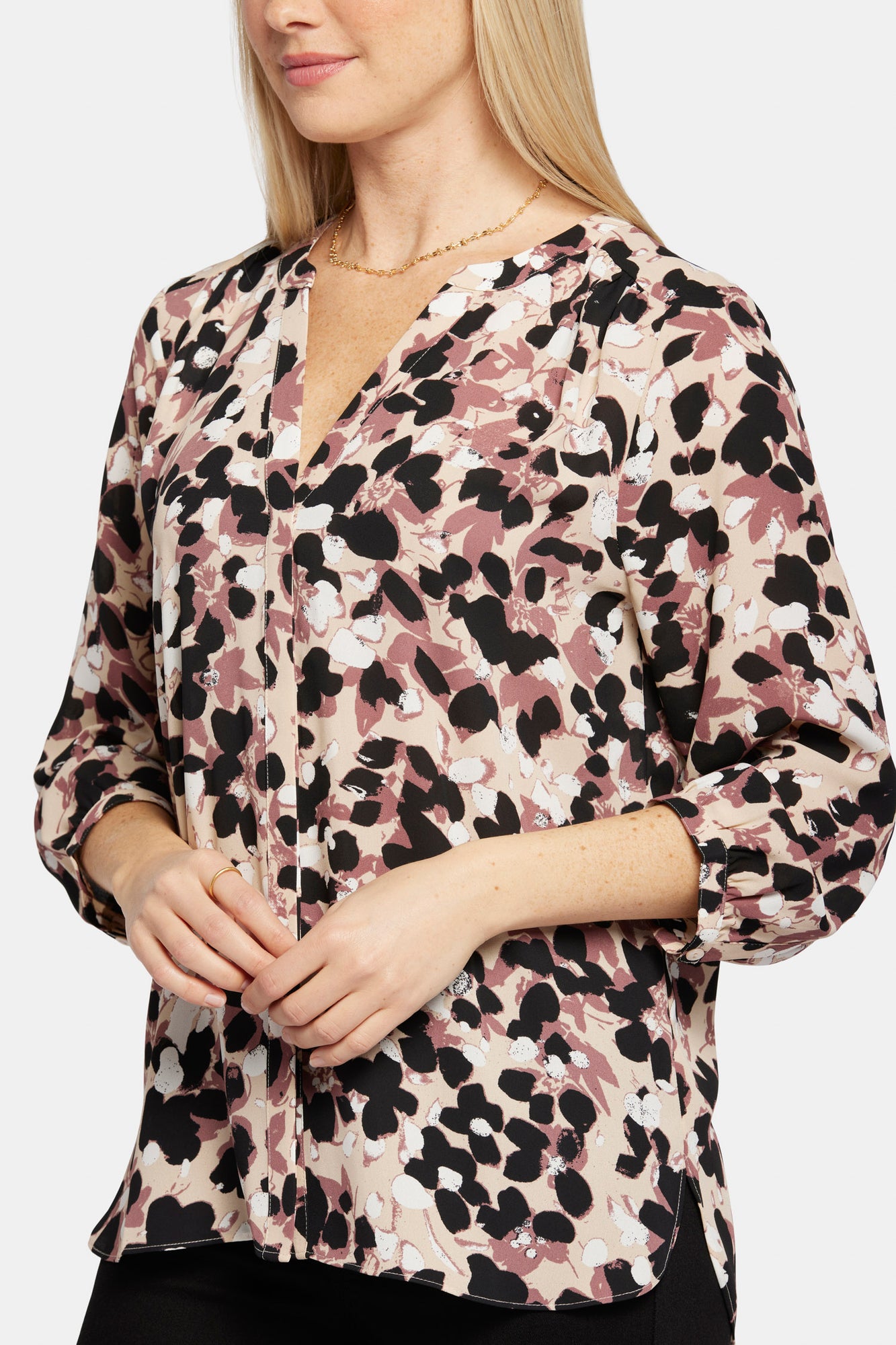 NYDJ Pintuck Blouse  - Ellendale