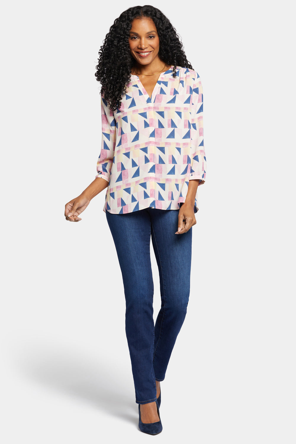 NYDJ Pintuck Blouse  - Marquette