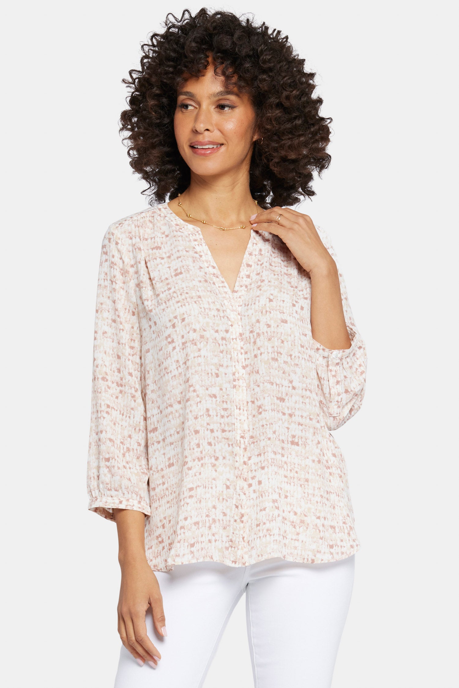 NYDJ Pintuck Blouse  - Prairie Grove