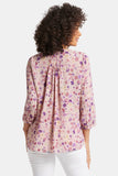 NYDJ Pintuck Blouse  - Meadowood