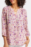 NYDJ Pintuck Blouse  - Meadowood