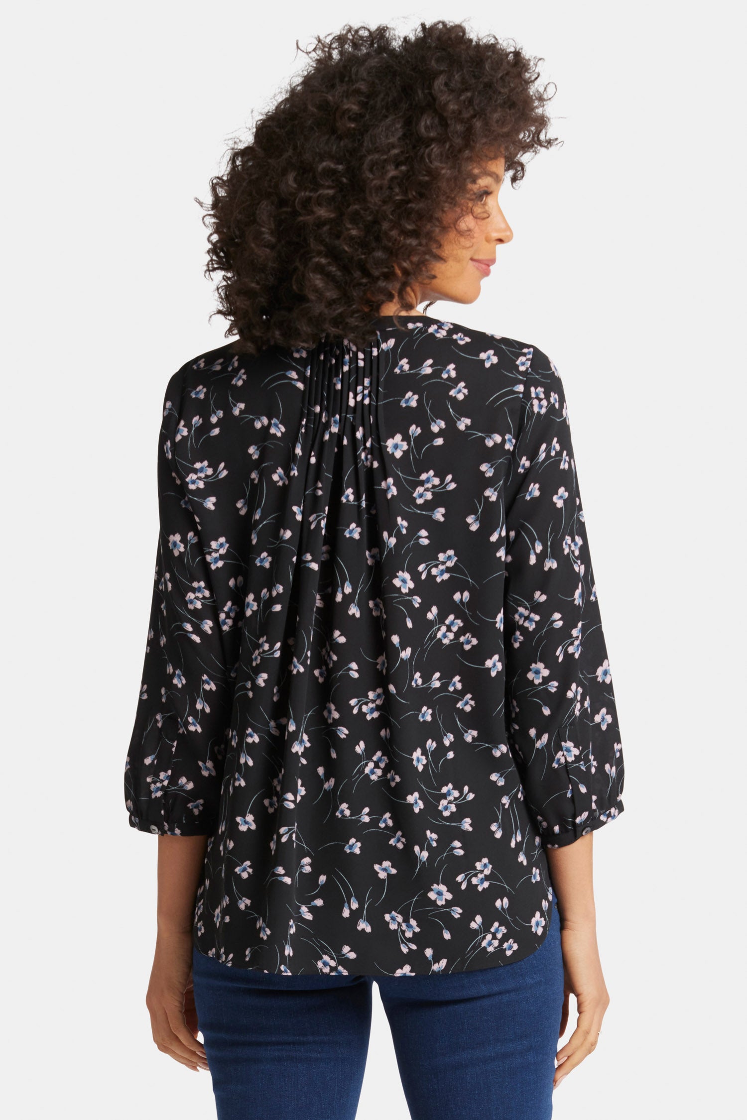 Pintuck Blouse - Optic White