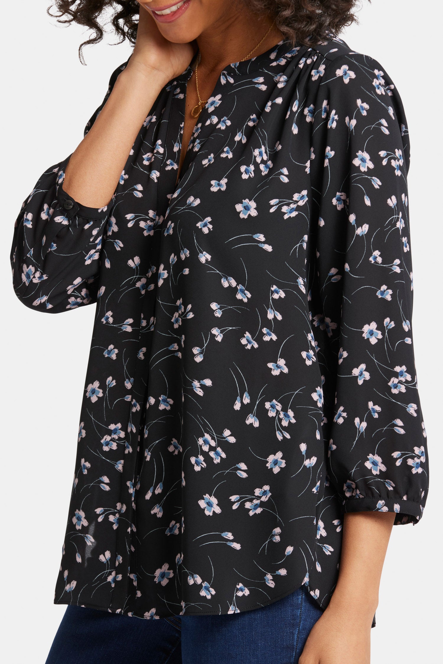 Pintuck Blouse - Optic White
