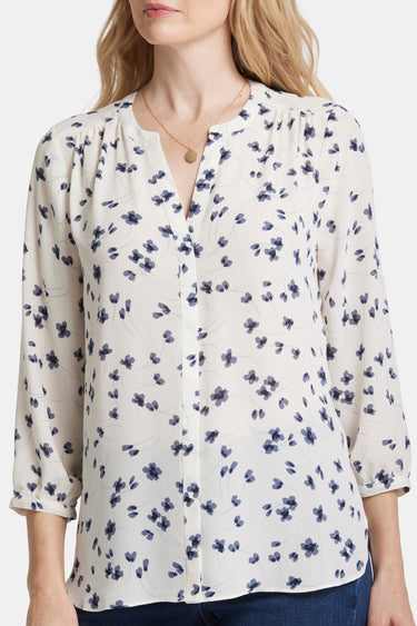 NYDJ Pintuck Blouse  - Iris Buds
