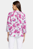 NYDJ Pintuck Blouse  - Ophelia's Orchid