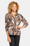 NYDJ Pintuck Blouse  - Half Moon Bay