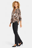 NYDJ Pintuck Blouse  - Half Moon Bay