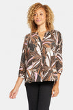 NYDJ Pintuck Blouse  - Half Moon Bay