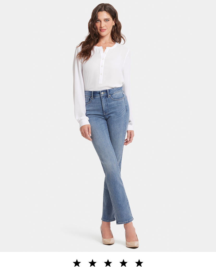 CLICK HERE TO SHOP MARILYN STRAIGHT JEANS. REVIEWS HAVE GIVEN THIS STYLE 5 STARS.