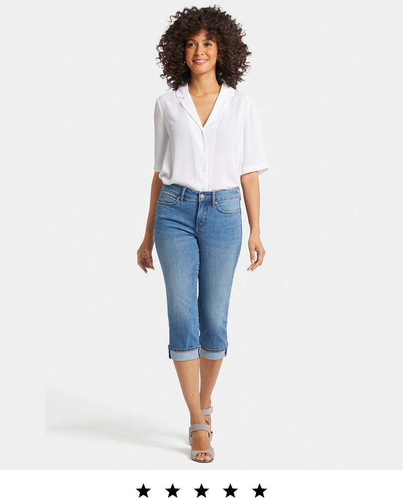 CLICK HERE TO SHOP MARILYN STRAIGHT CROP JEANS. REVIEWS HAVE GIVEN THIS STYLE 5 STARS.