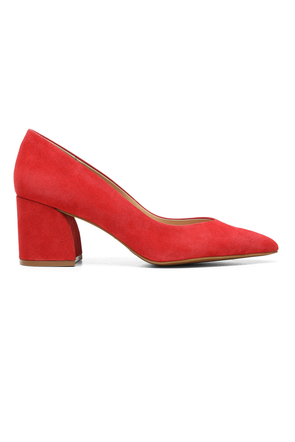 NYDJ Solima Pumps In Suede - Red