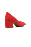 NYDJ Solima Pumps In Suede - Red