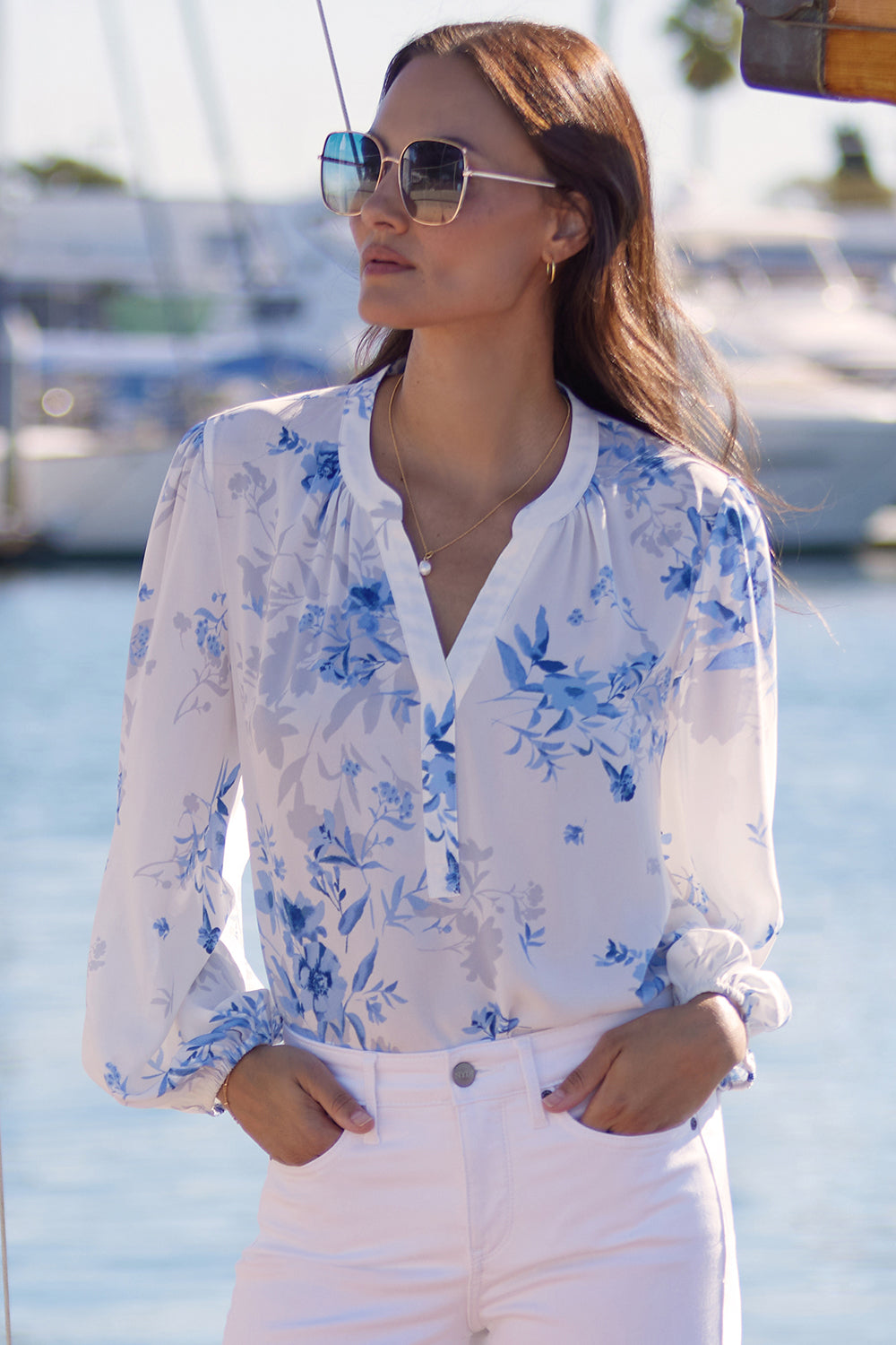 Women's Blouses - Shirts, Printed & Pintuck Blouses | NYDJ Apparel