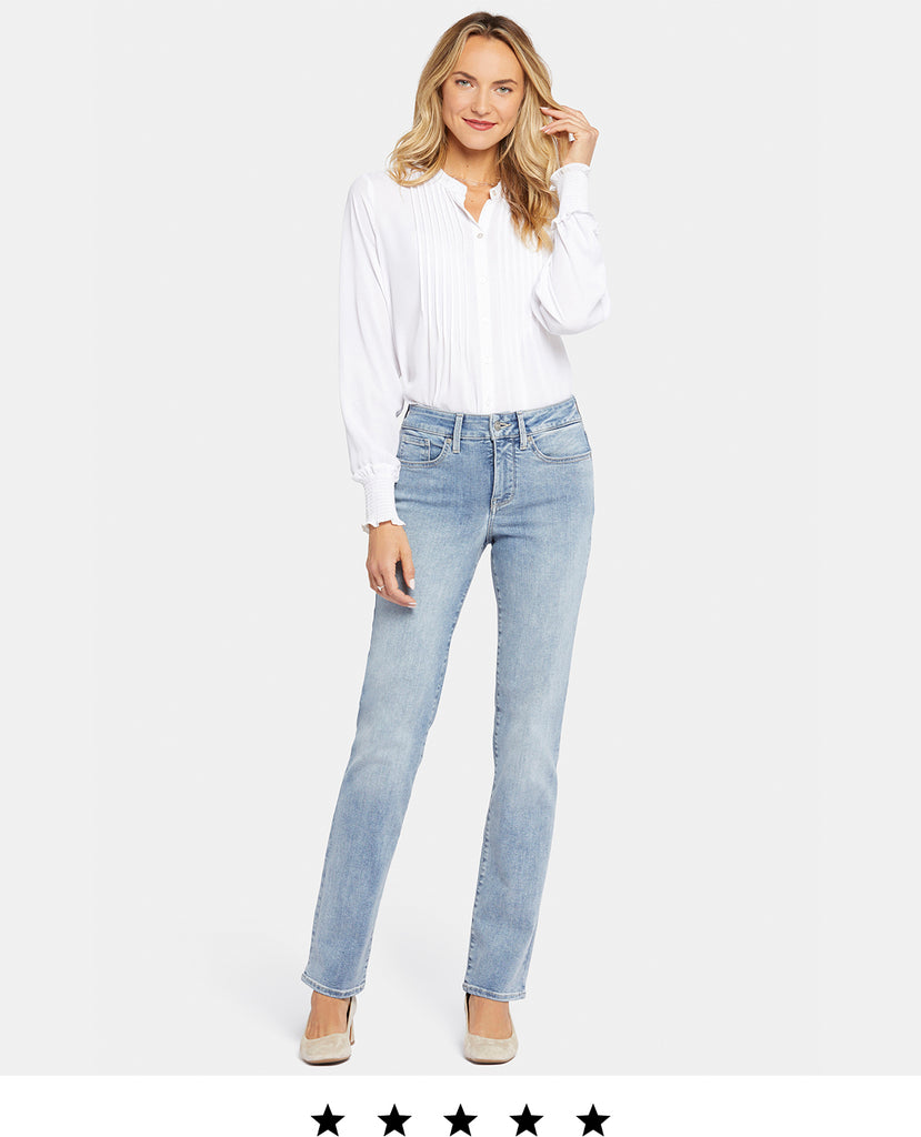 Click here to shop Marilyn Straight Jeans in Haley Wash