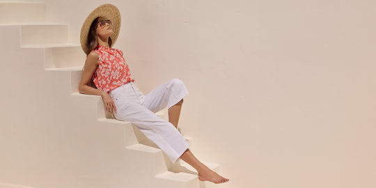 Click here to shop our summer white denim