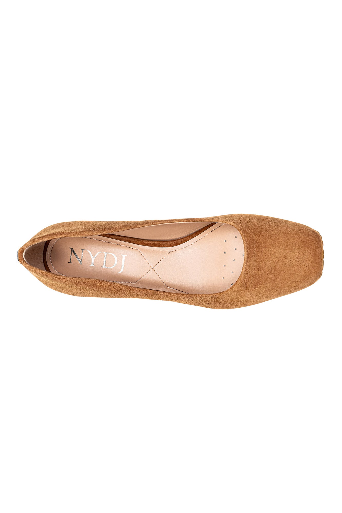 NYDJ Teddie Pumps In Suede - Cognac