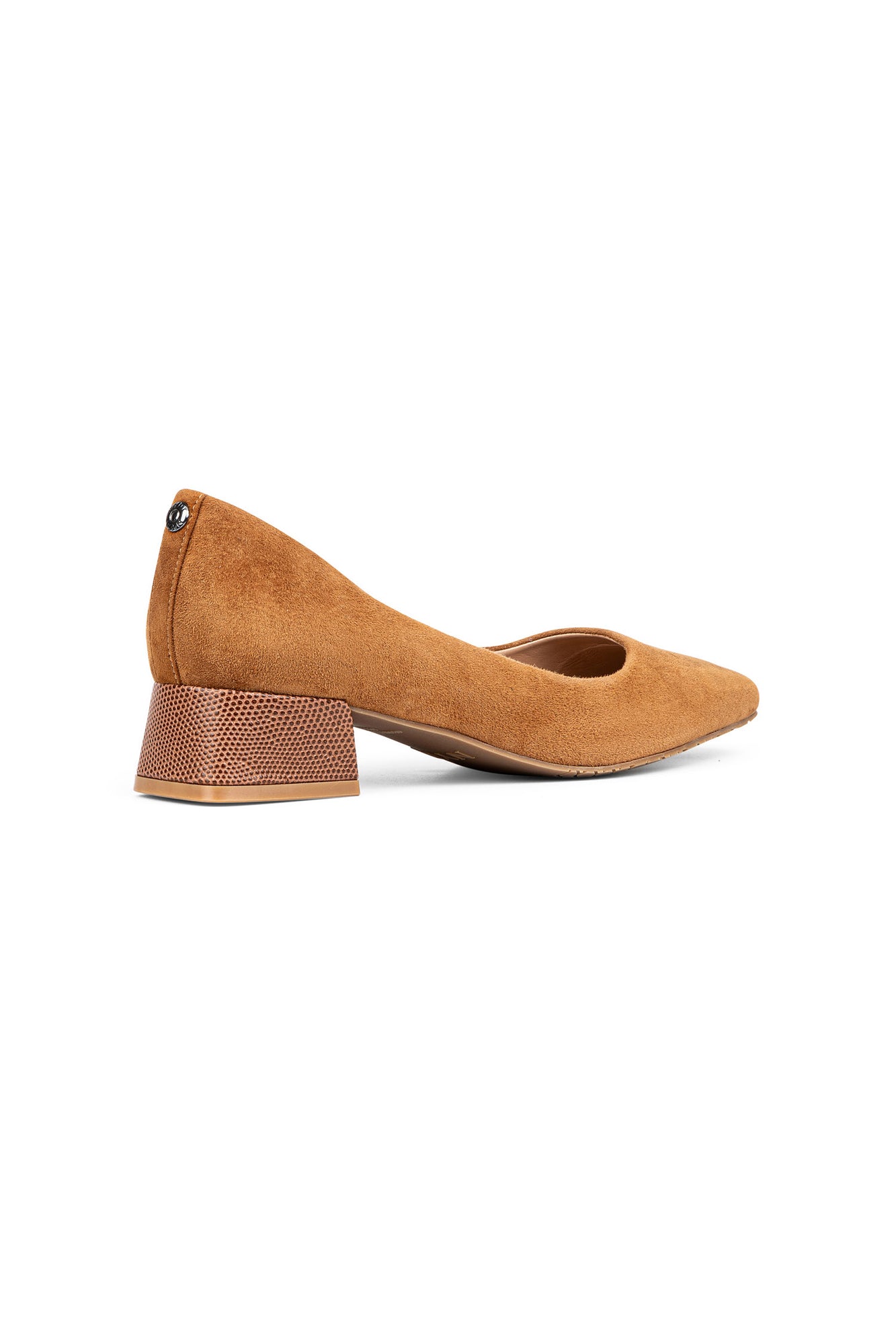 NYDJ Teddie Pumps In Suede - Cognac