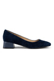 NYDJ Teddie Pumps In Suede - Navy