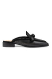 NYDJ Tillie Mules In Nappa Leather - Black