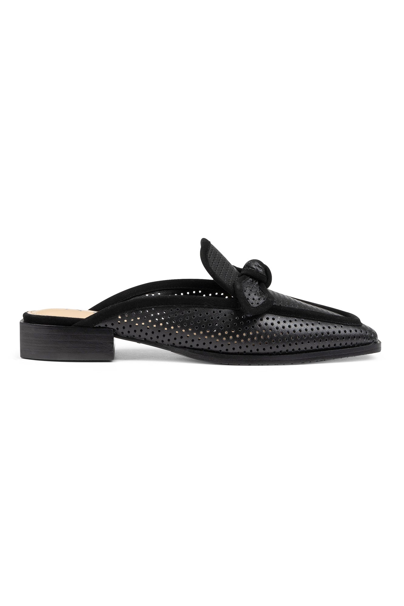 NYDJ Tillie Mules In Nappa Leather - Black