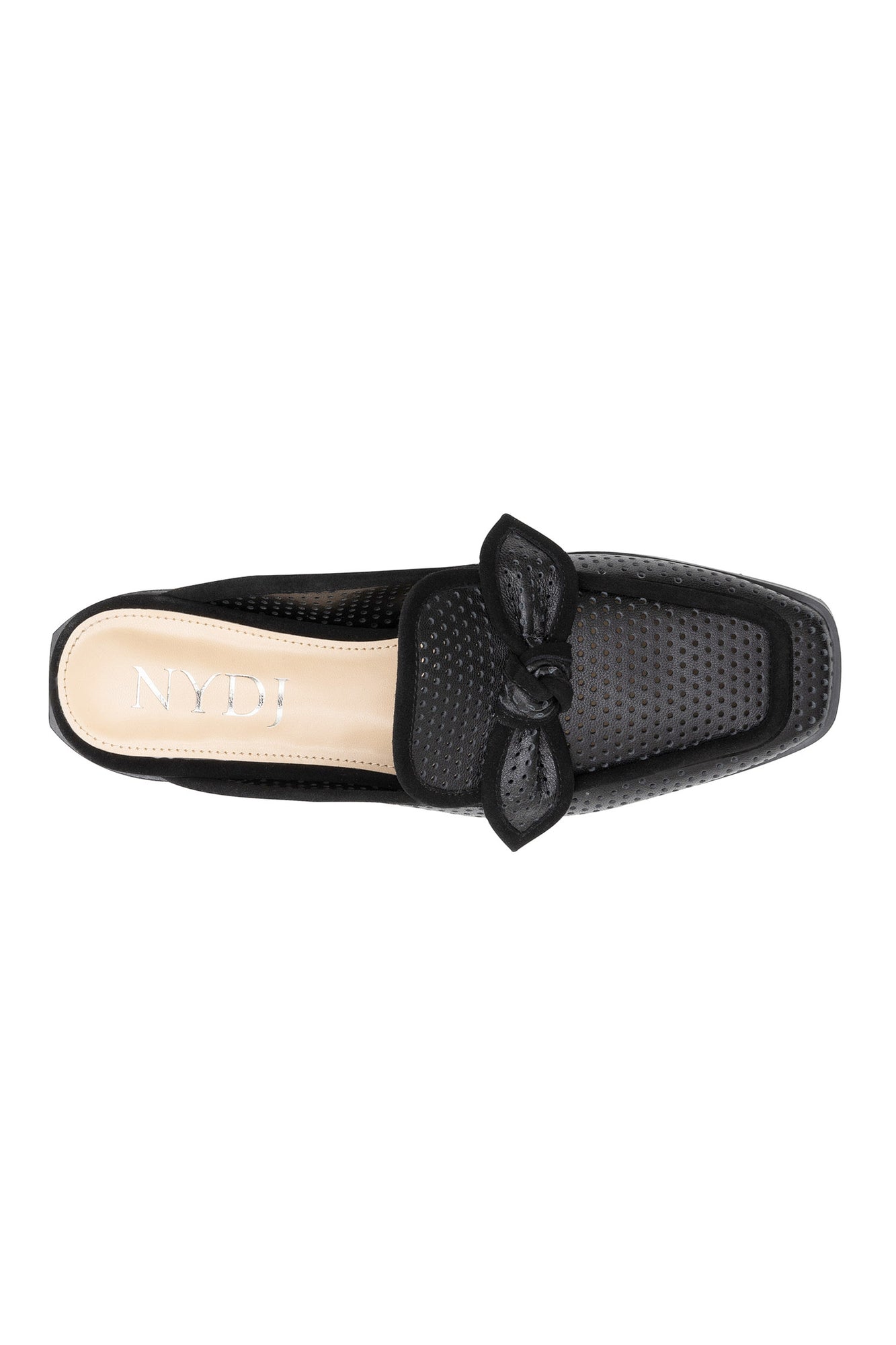 NYDJ Tillie Mules In Nappa Leather - Black