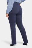 NYDJ Slim Trouser Pants In Plus Size In Ponte Knit - Oxford Navy