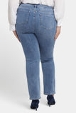 NYDJ Marilyn Straight Jeans In Plus Size With High Rise And 31" Inseam - Hayden Valley