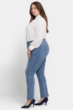 NYDJ Marilyn Straight Jeans In Plus Size With High Rise And 31" Inseam - Hayden Valley