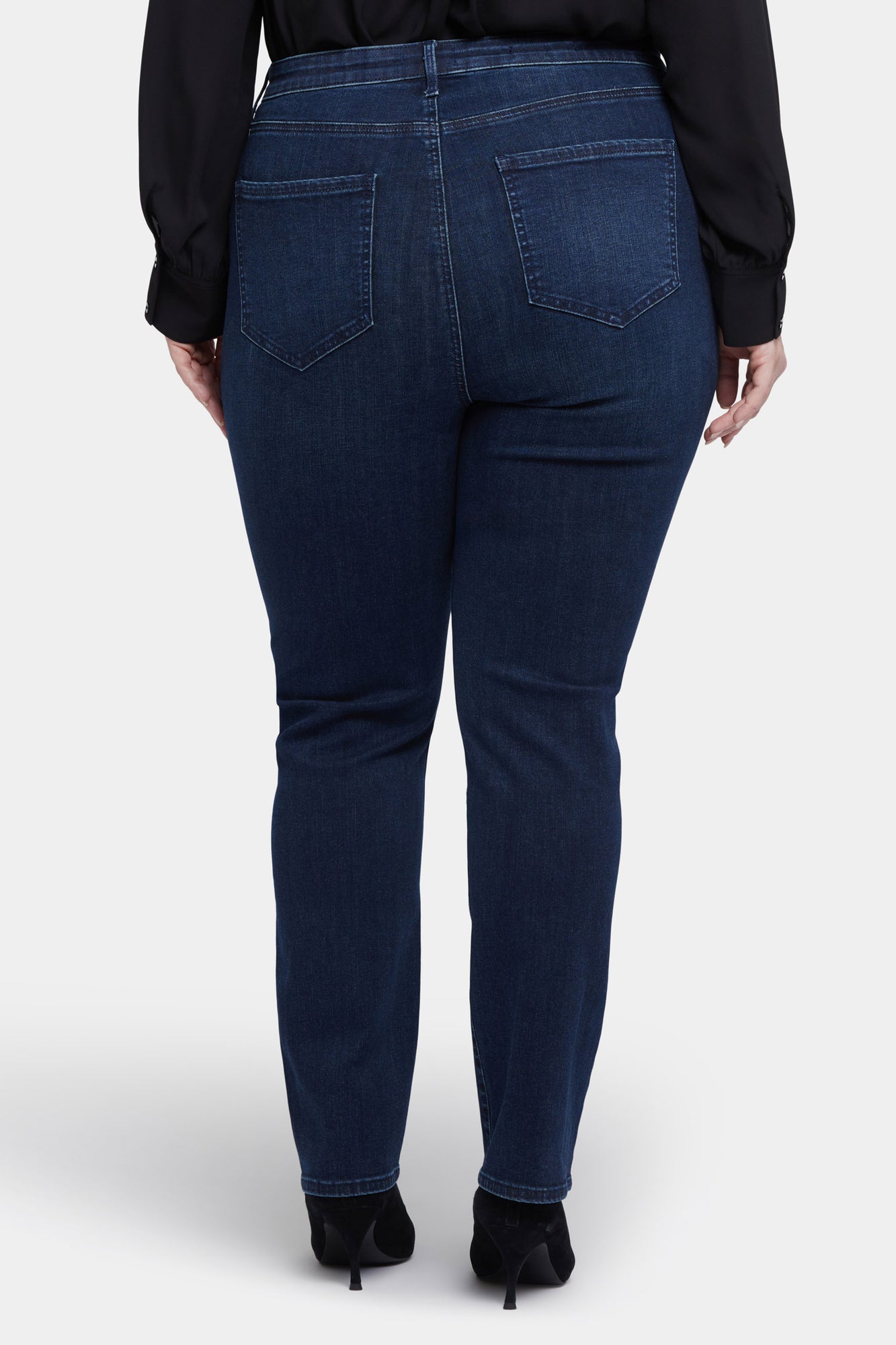 NYDJ Sheri Slim Jeans In Plus Size With High Rise - Basin