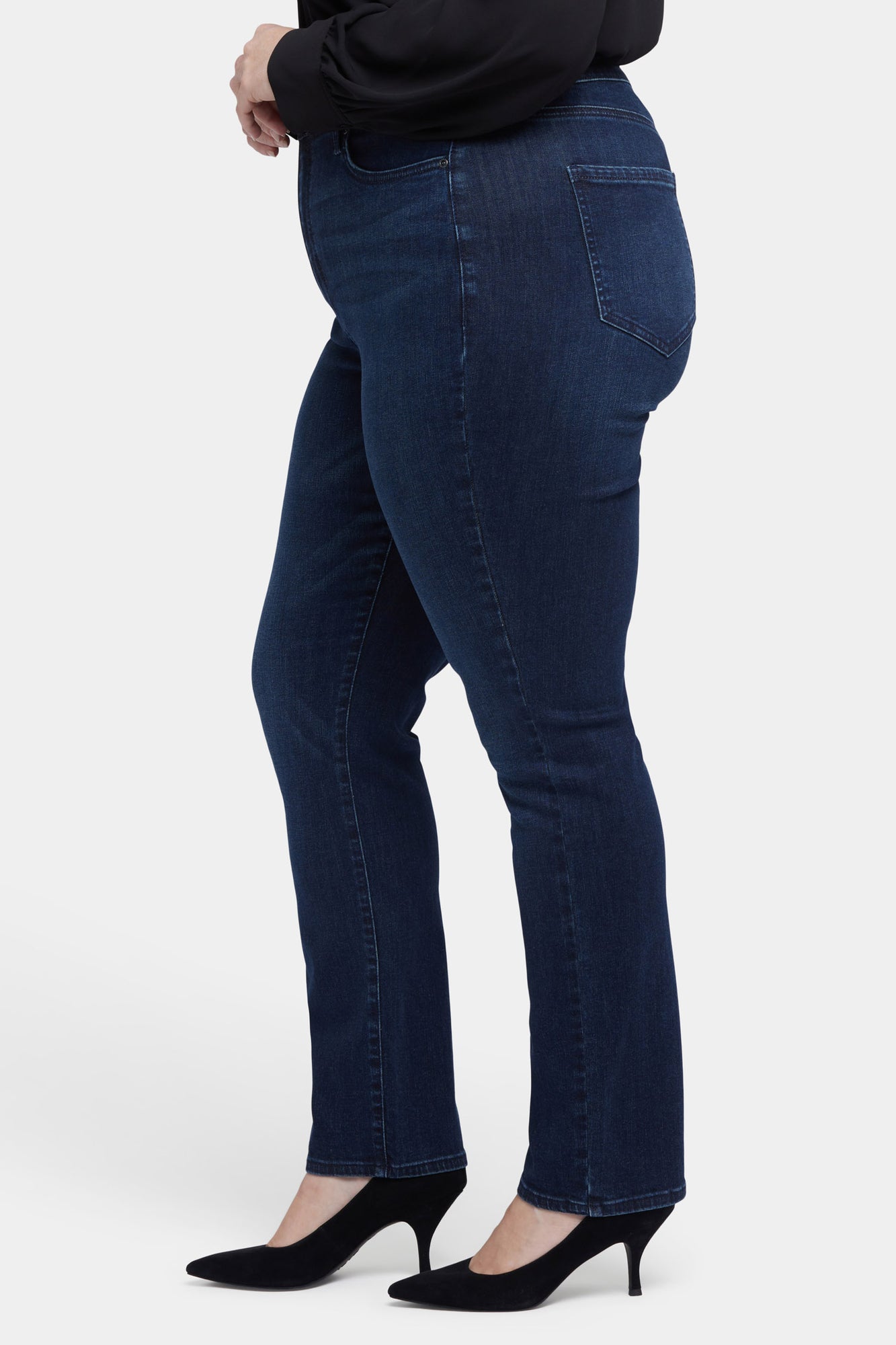 NYDJ Sheri Slim Jeans In Plus Size With High Rise - Basin