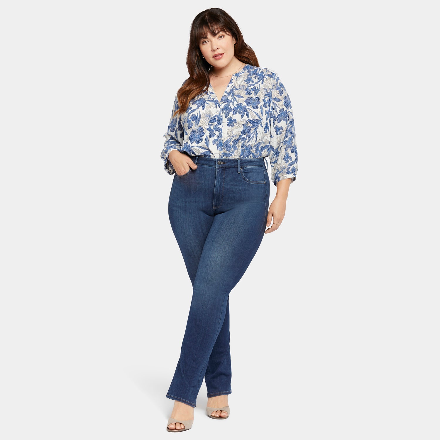 Plus size jeans no stretch hotsell