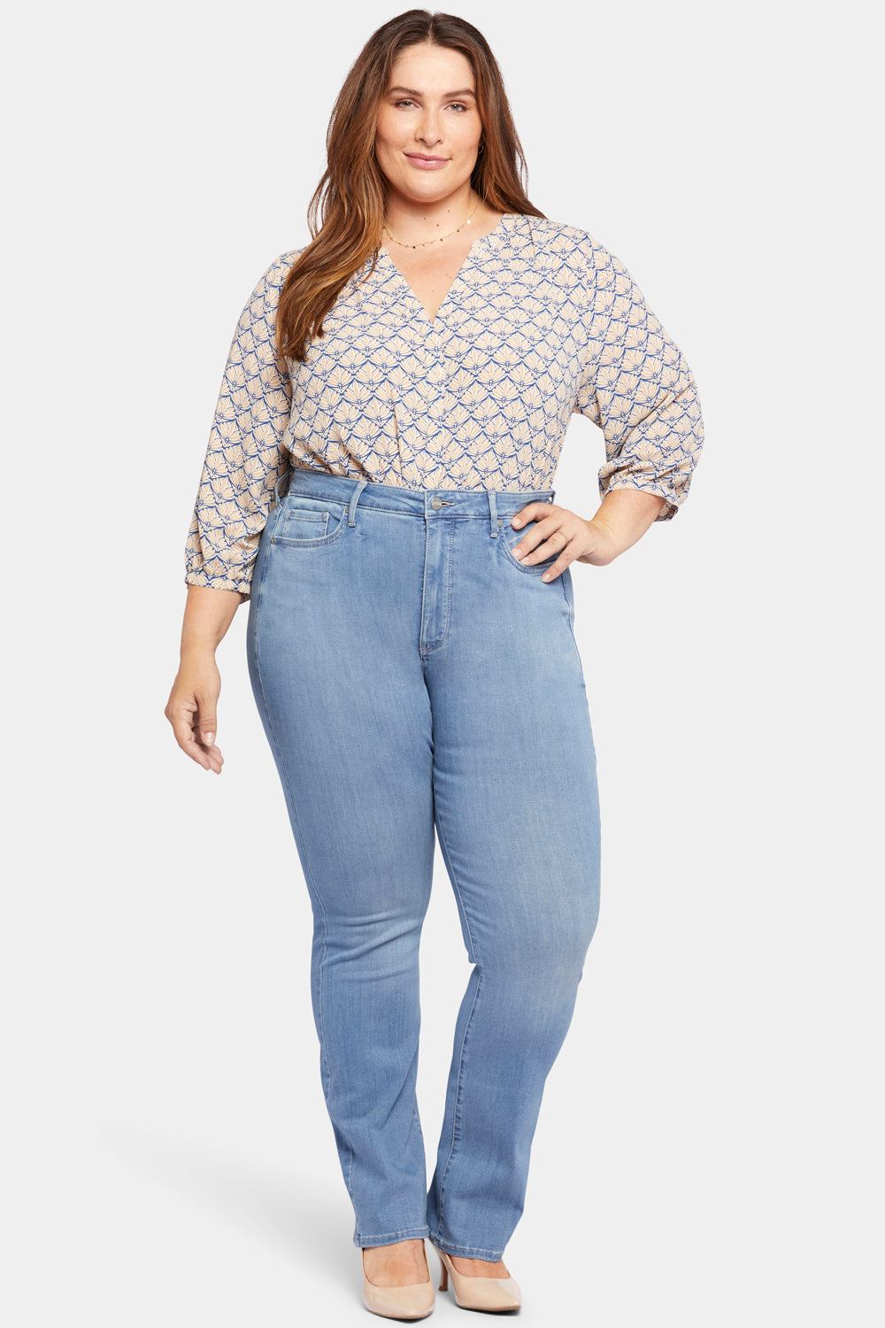 NYDJ Slim Bootcut Jeans In Plus Size In Sure Stretch® Denim - Lovesick