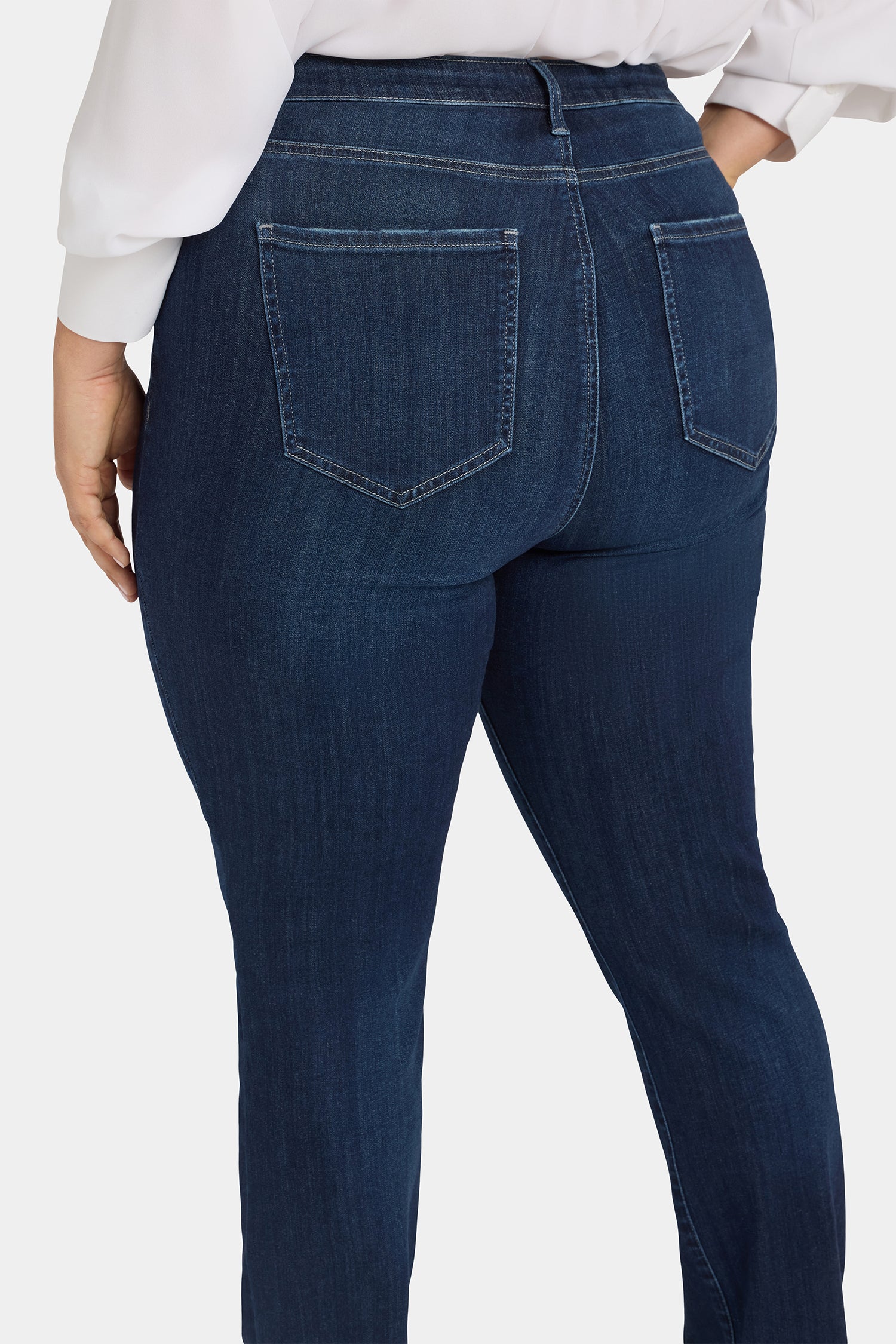 NYDJ Billie Mini Bootcut Jeans In Plus Size In Sure Stretch® Denim With High Rise - Ink Skyline