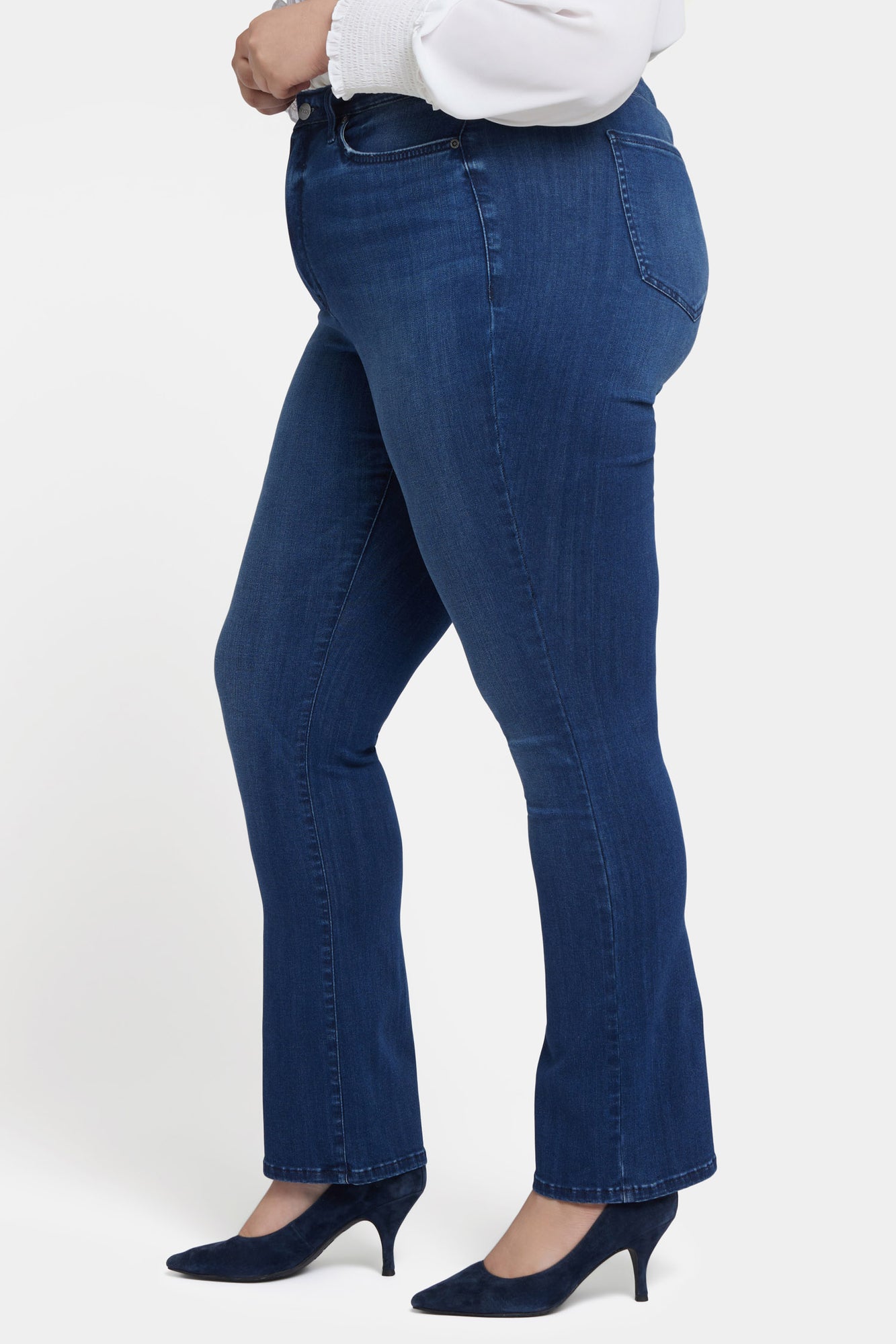 NYDJ Billie Mini Bootcut Jeans In Plus Size In Sure Stretch® Denim With High Rise - Moonlight