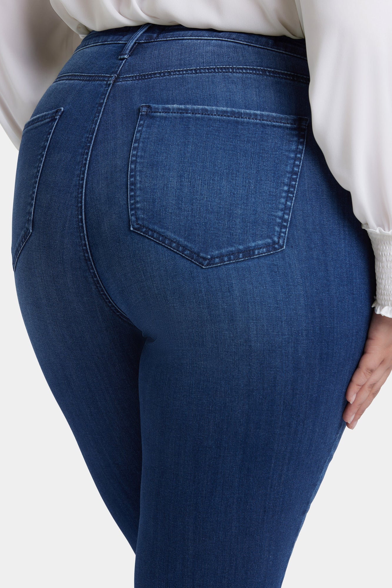 NYDJ Billie Mini Bootcut Jeans In Plus Size In Sure Stretch® Denim With High Rise - Moonlight