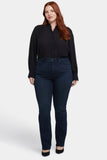 NYDJ Billie Mini Bootcut Jeans In Plus Size In Sure Stretch® Denim With High Rise - Obsidian Blue