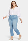 NYDJ Slim Bootcut Ankle Jeans In Plus Size In Sure Stretch® Denim - Lustre