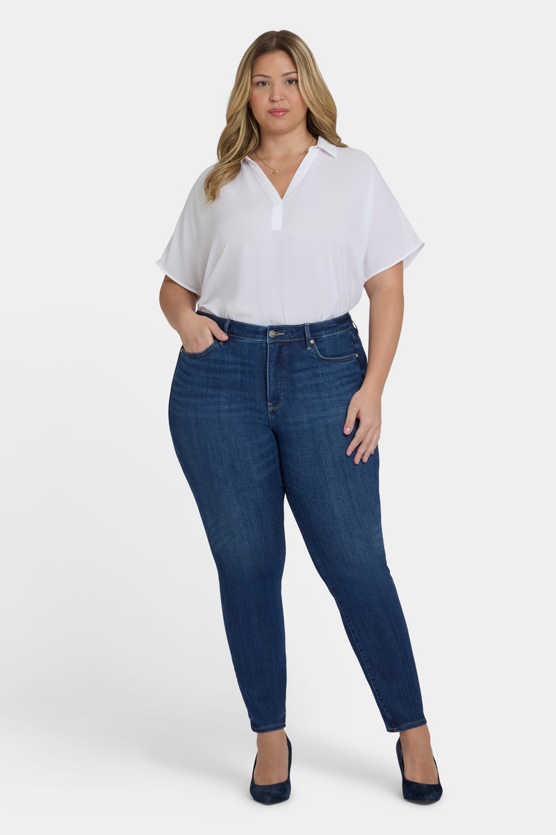 NYDJ Ami Skinny Jeans In Plus Size In Sure Stretch® Denim - Vintage Lapis
