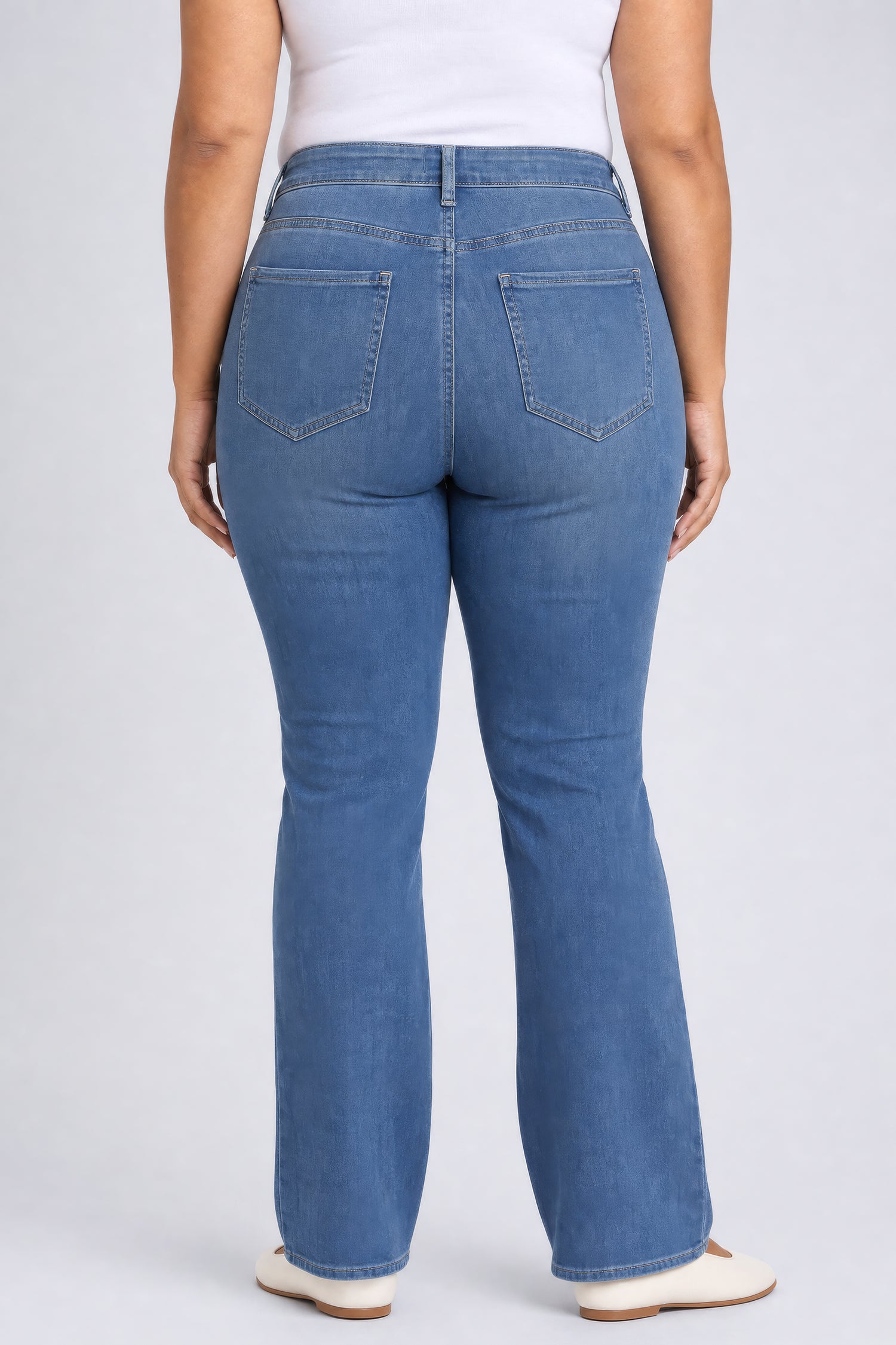 NYDJ Barbara Bootcut Jeans In Plus Size In Sure Stretch® Denim With High Rise - Redwood