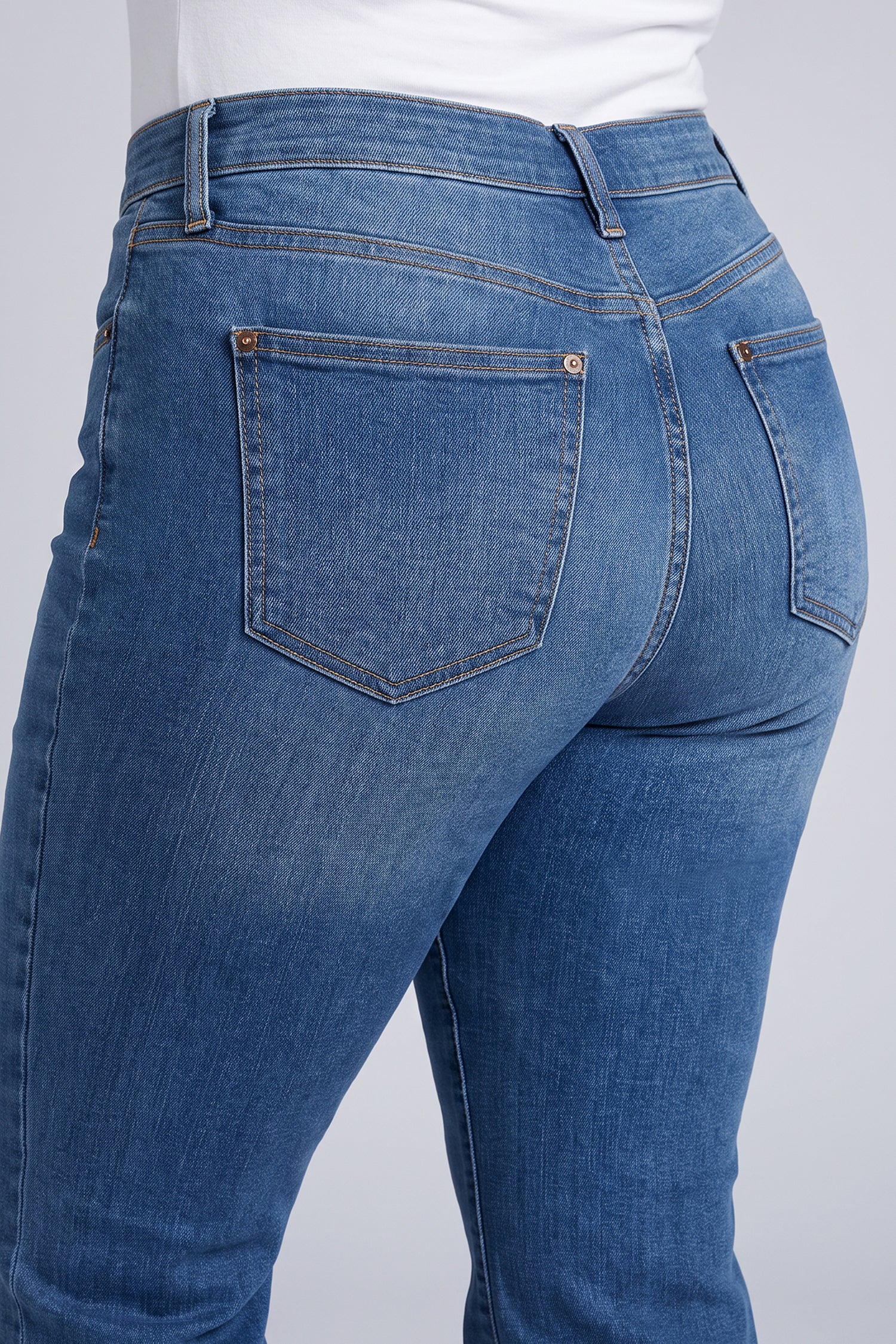 NYDJ Barbara Bootcut Jeans In Plus Size In Sure Stretch® Denim With High Rise - Redwood