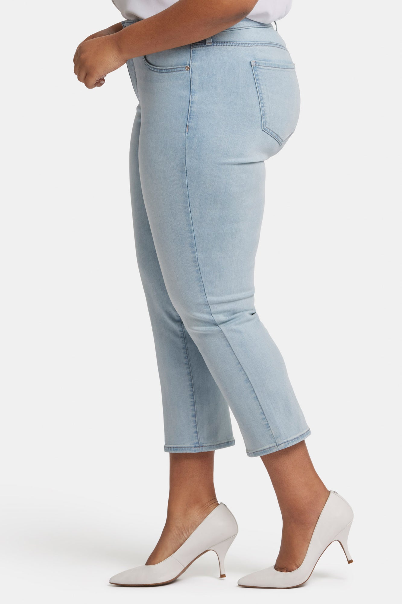 NYDJ Marilyn Straight Ankle Jeans In Plus Size In Sure Stretch® Denim  - Mykonos