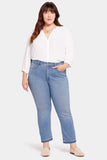 NYDJ Marilyn Straight Ankle Jeans In Plus Size In Sure Stretch® Denim With High Rise And Released Hems - Lovesick