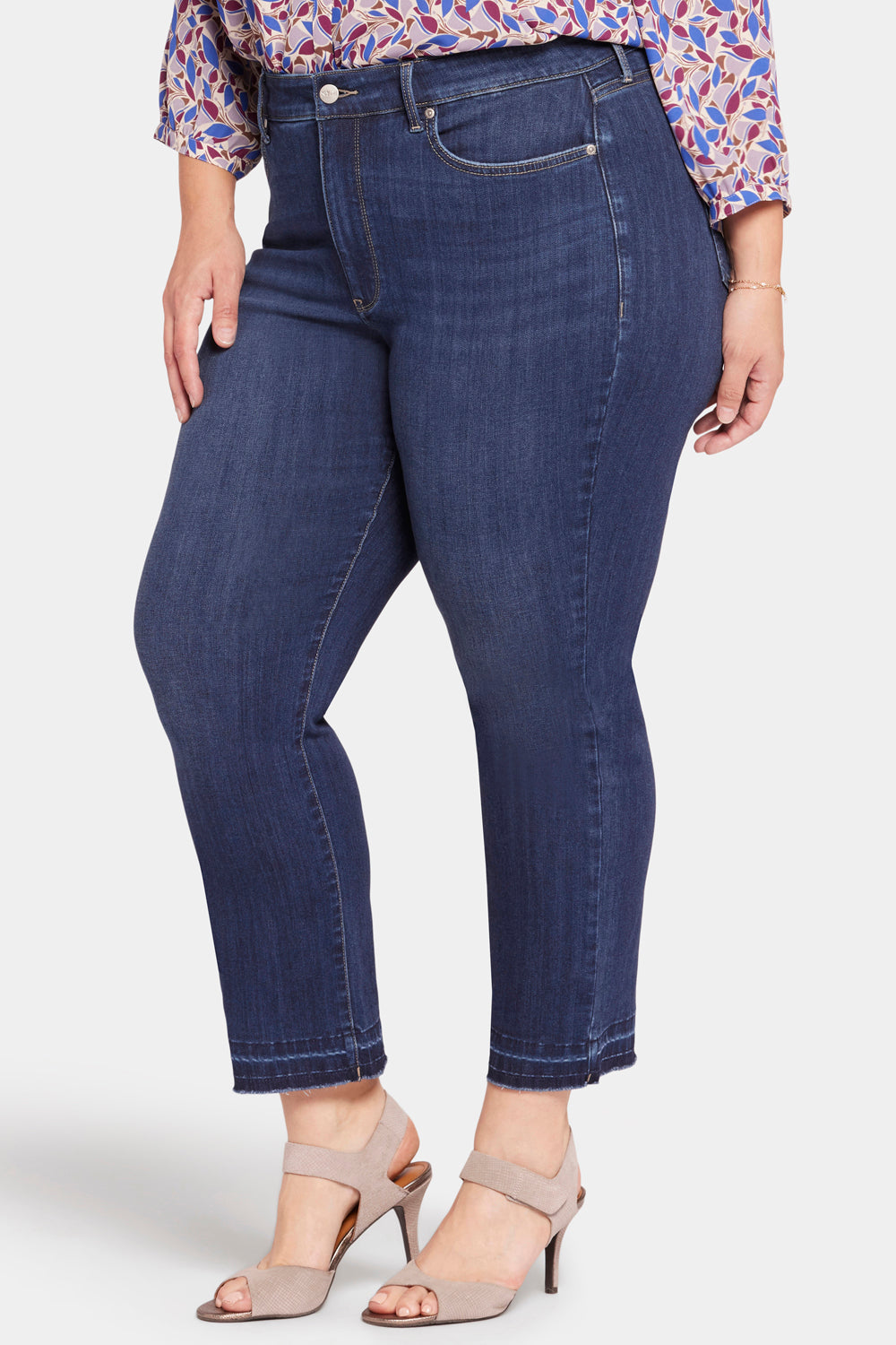 Marilyn Straight Ankle Jeans In Plus Size In Sure Stretch® Denim With ...