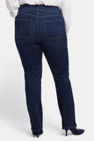 NYDJ Marilyn Straight Jeans In Plus Size In Sure Stretch® Denim With High Rise - Northbridge