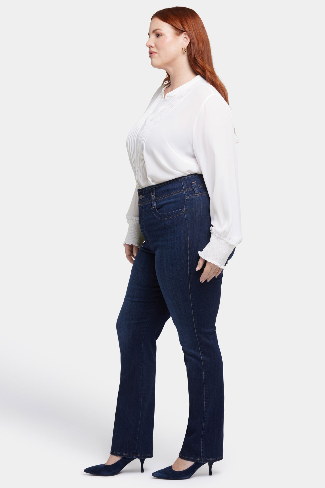 NYDJ Marilyn Straight Jeans In Plus Size In Sure Stretch® Denim With High Rise - Northbridge