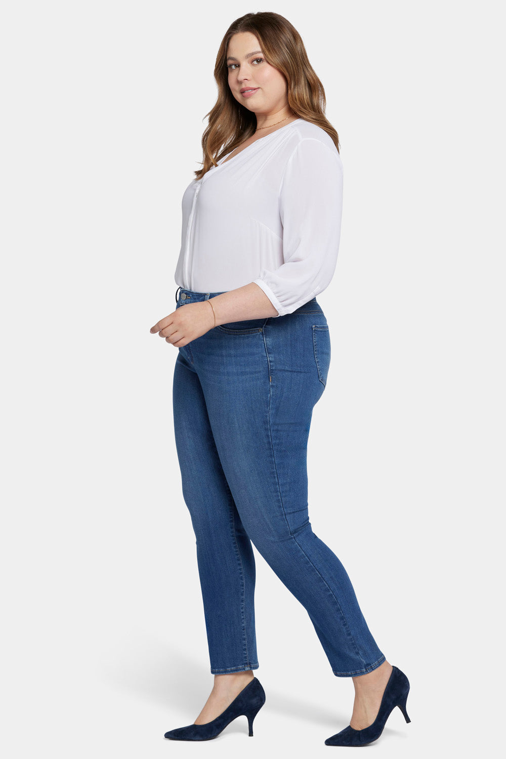Sheri Slim Jeans In Plus Size In Sure Stretch® Denim - Rockford