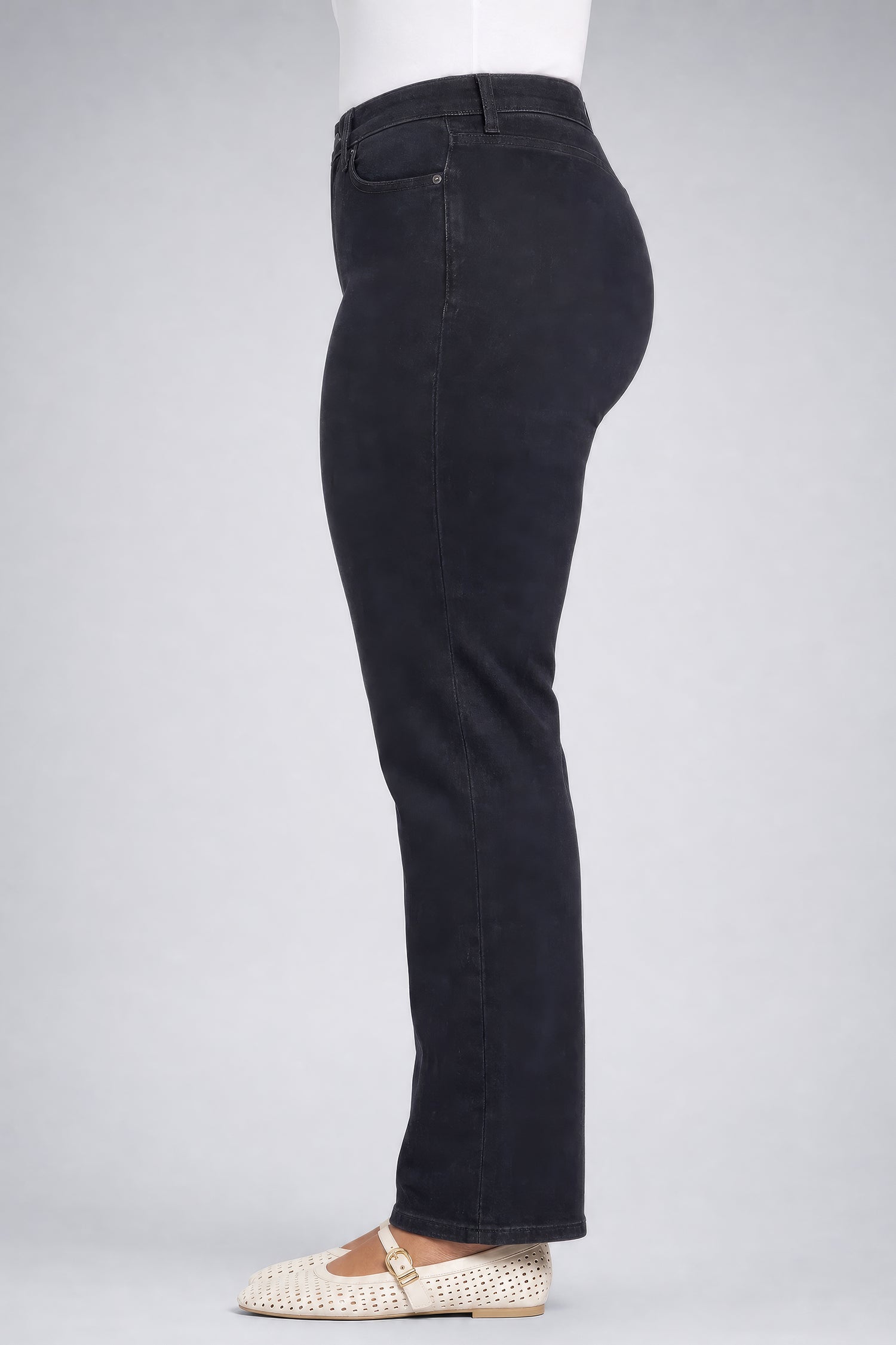 NYDJ Marilyn Straight Jeans In Plus Size In Sure Stretch® Denim - Helleborus