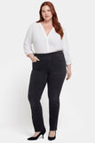 NYDJ Marilyn Straight Jeans In Plus Size In Sure Stretch® Denim With High Rise - Cordoba Cliff